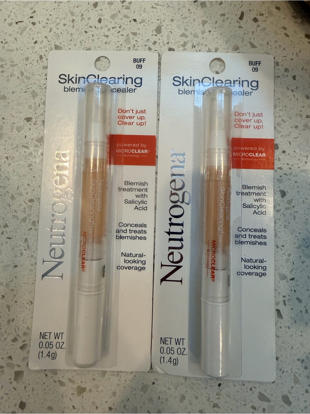 NWT Neutrogena SkinClearing Blemish Concealer - Buff 09 (2 Pack)